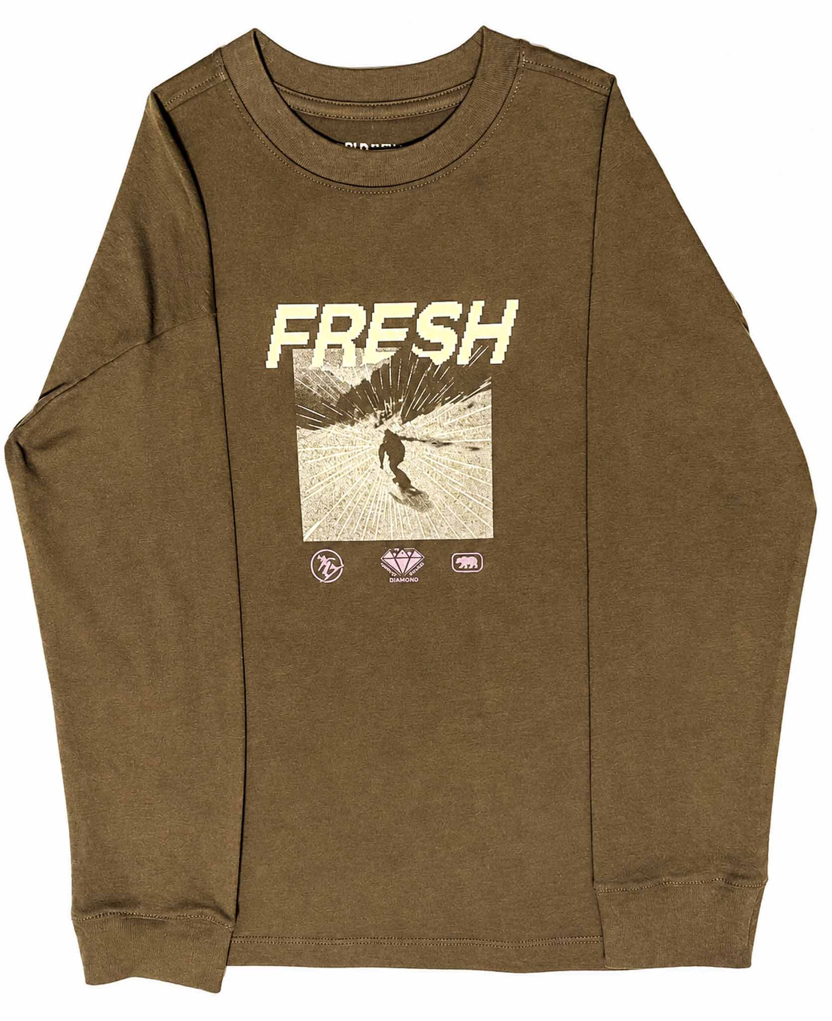 Oversized Long-Sleeve Graphic T-Shirt