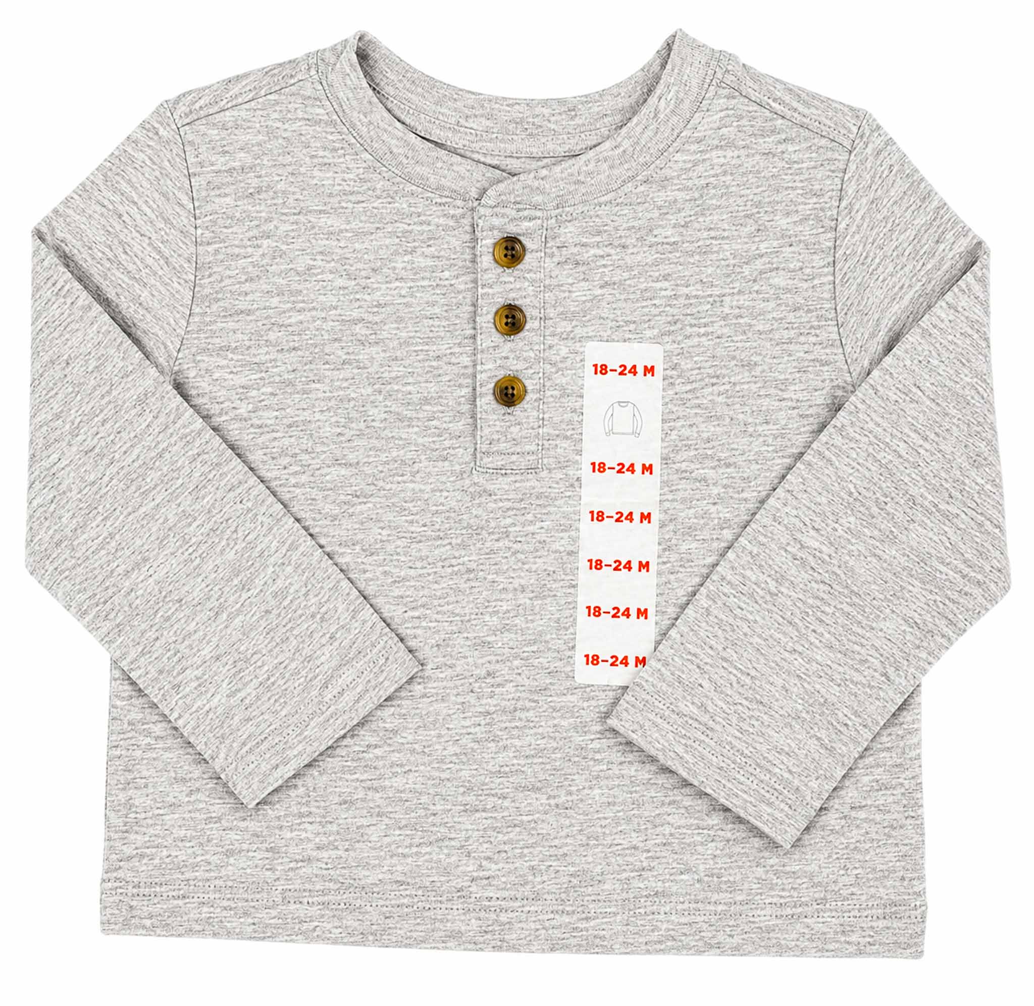 Long-Sleeve Henley T-Shirt for Toddler