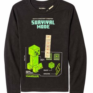 Minecraft™ Gender-Neutral Graphic T-Shirt for Kids