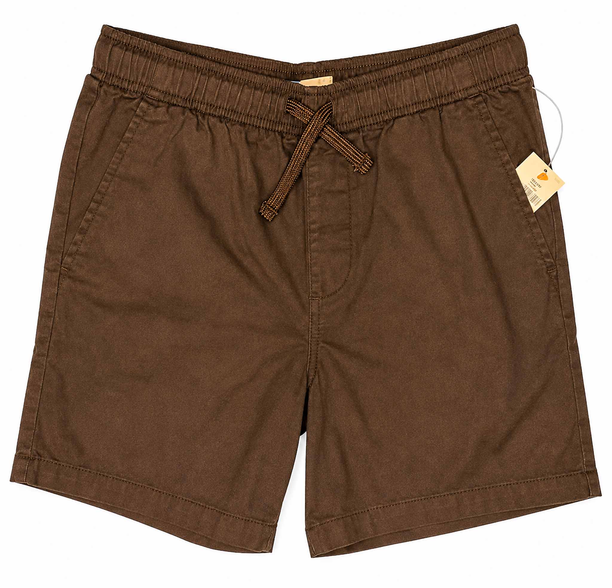 Above Knee Twill Pull-On Shorts
