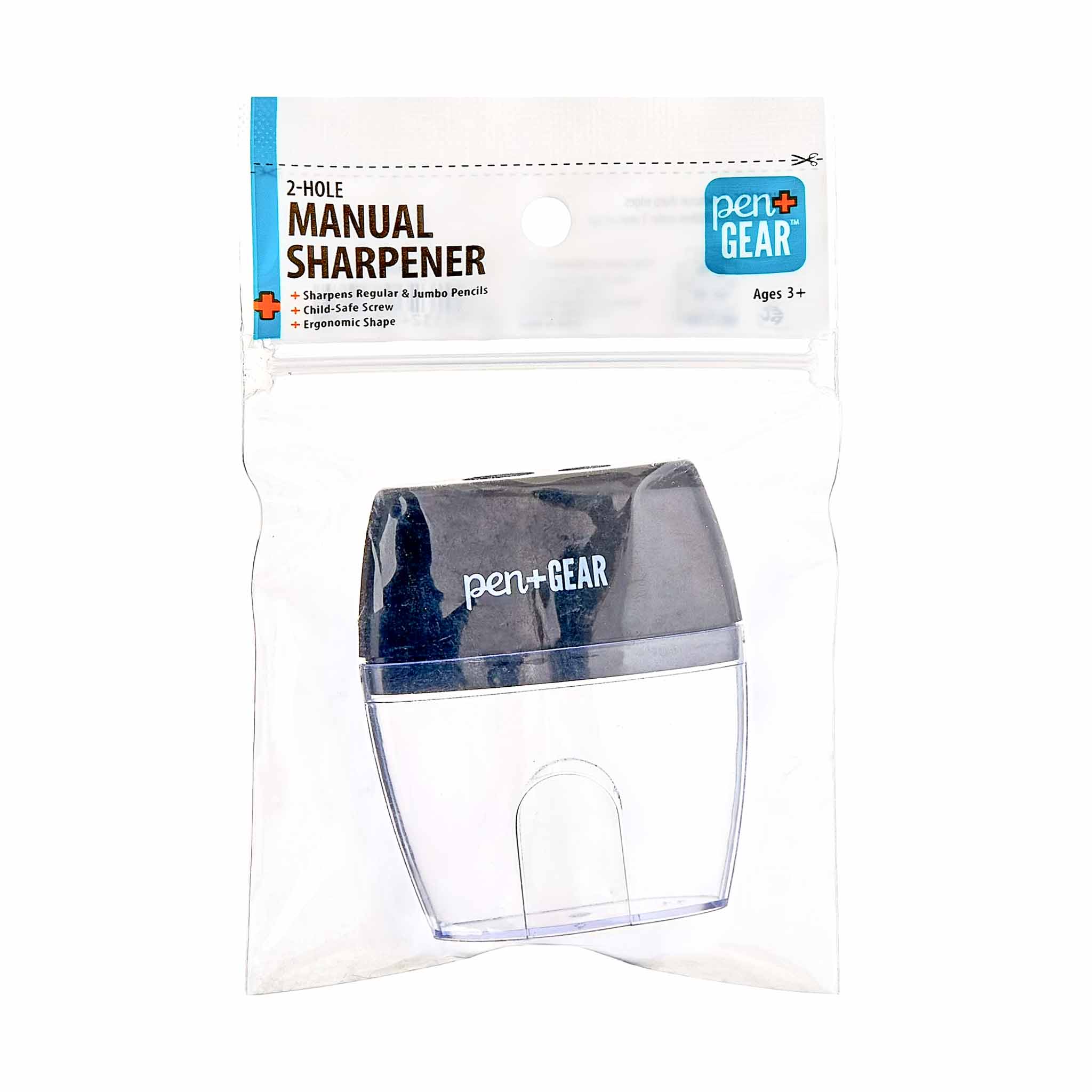 Manual Pencil Sharpener in Retail Packaging