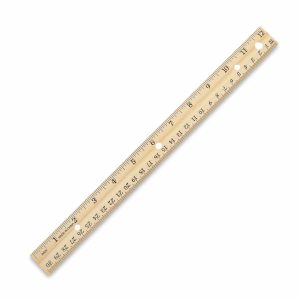 12-Inch Wooden Ruler