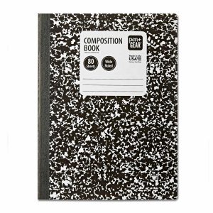 Black & White Marble Composition Notebook