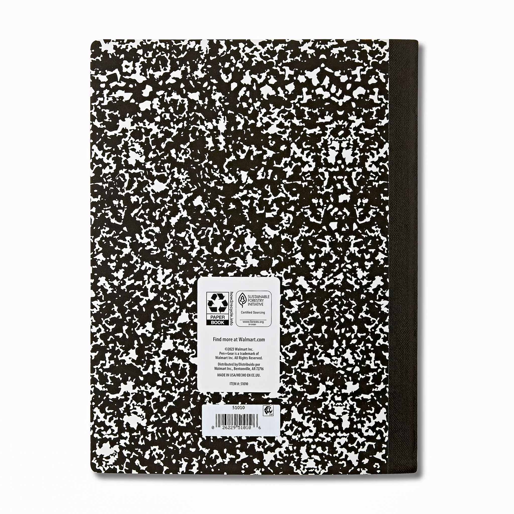 Composition Notebook (Class Schedule Page)