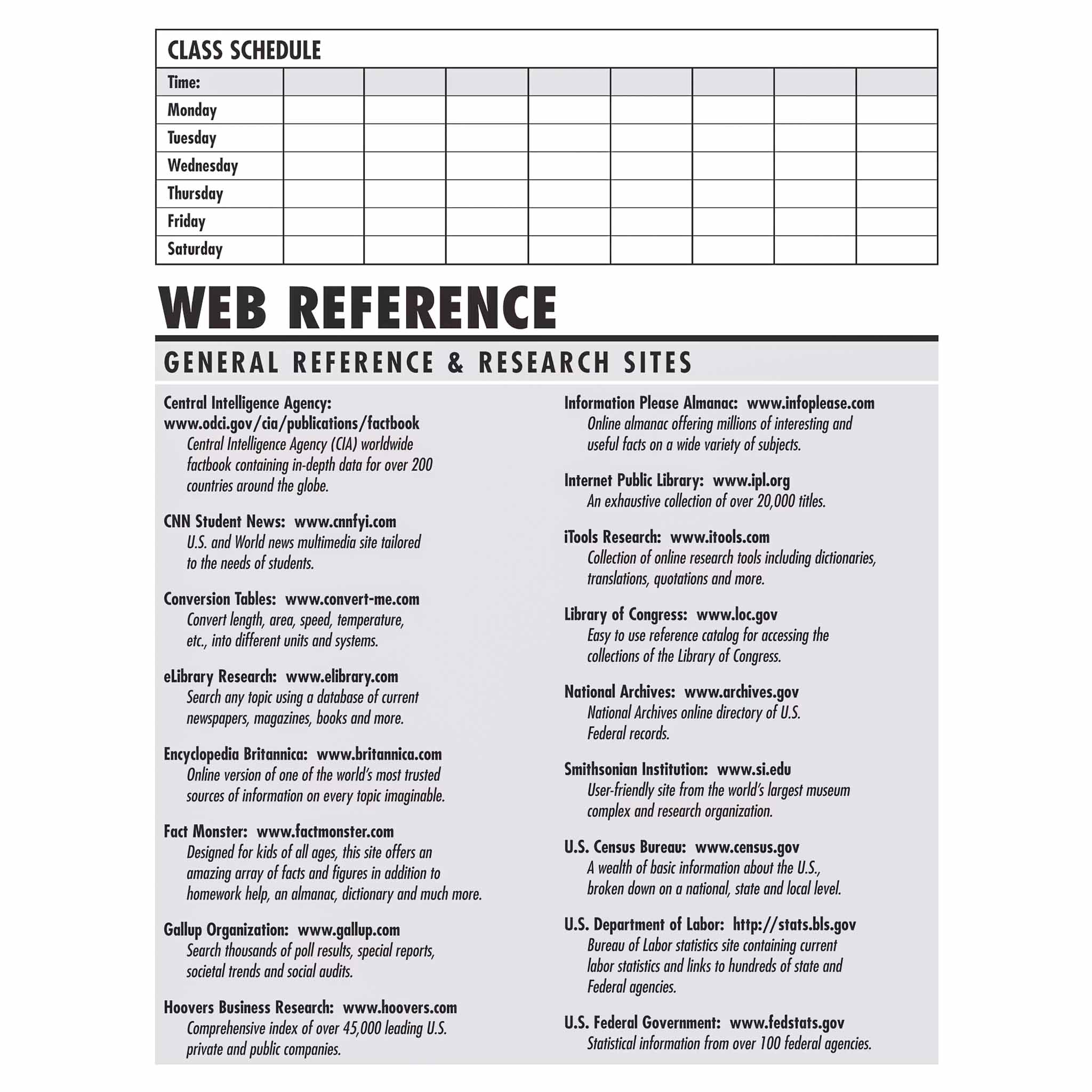 Composition Notebook (Inside Cover View)