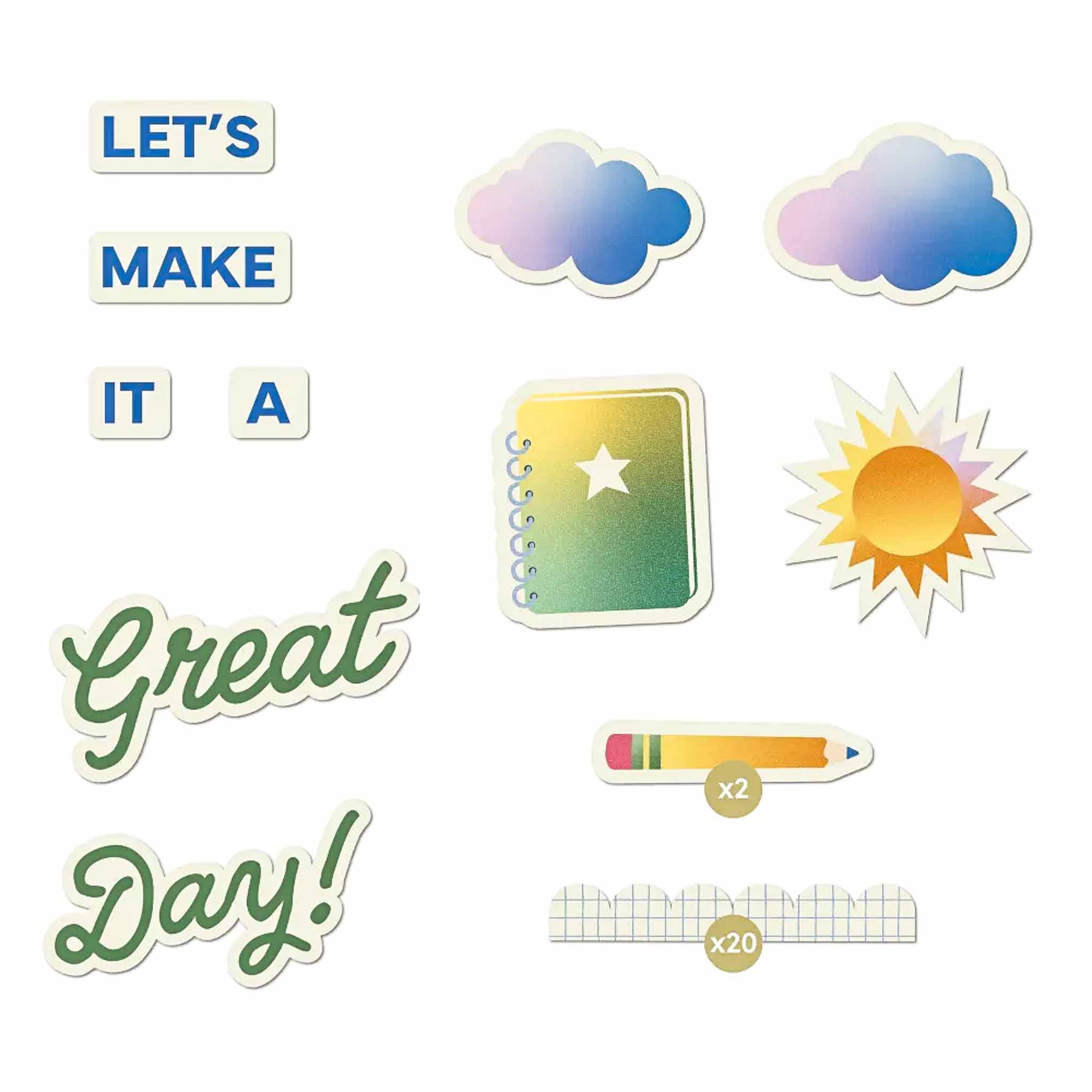 Great Day Bulletin Board Set (Loose Pieces)