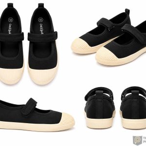 Cat & Jack Girls Black Shoes