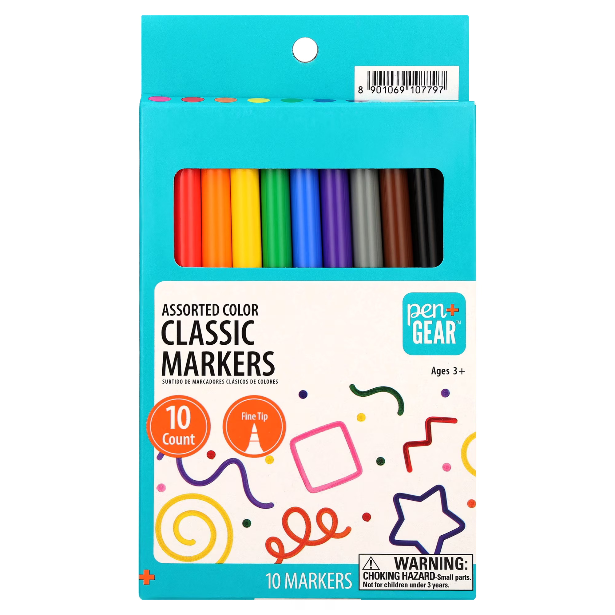 Markers 10ct Fine Tip